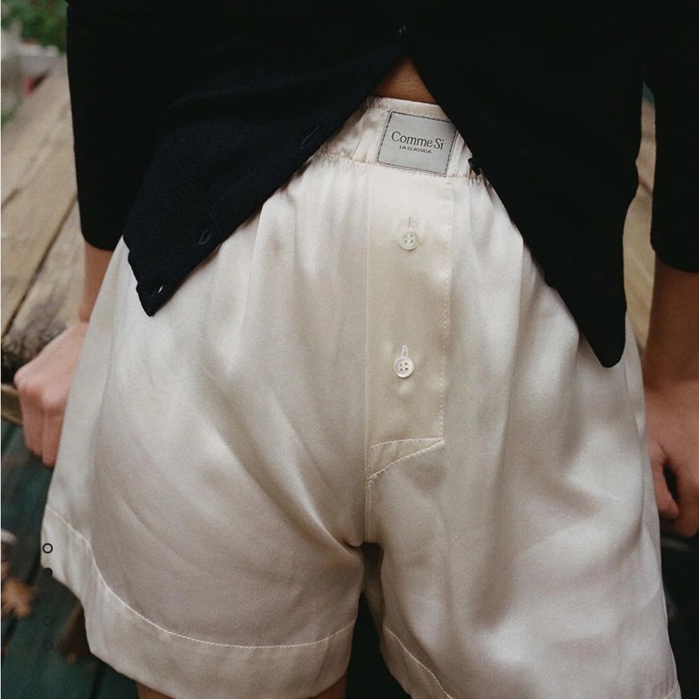 Comme Si La Boxer Classica - Silk Cream Boxers